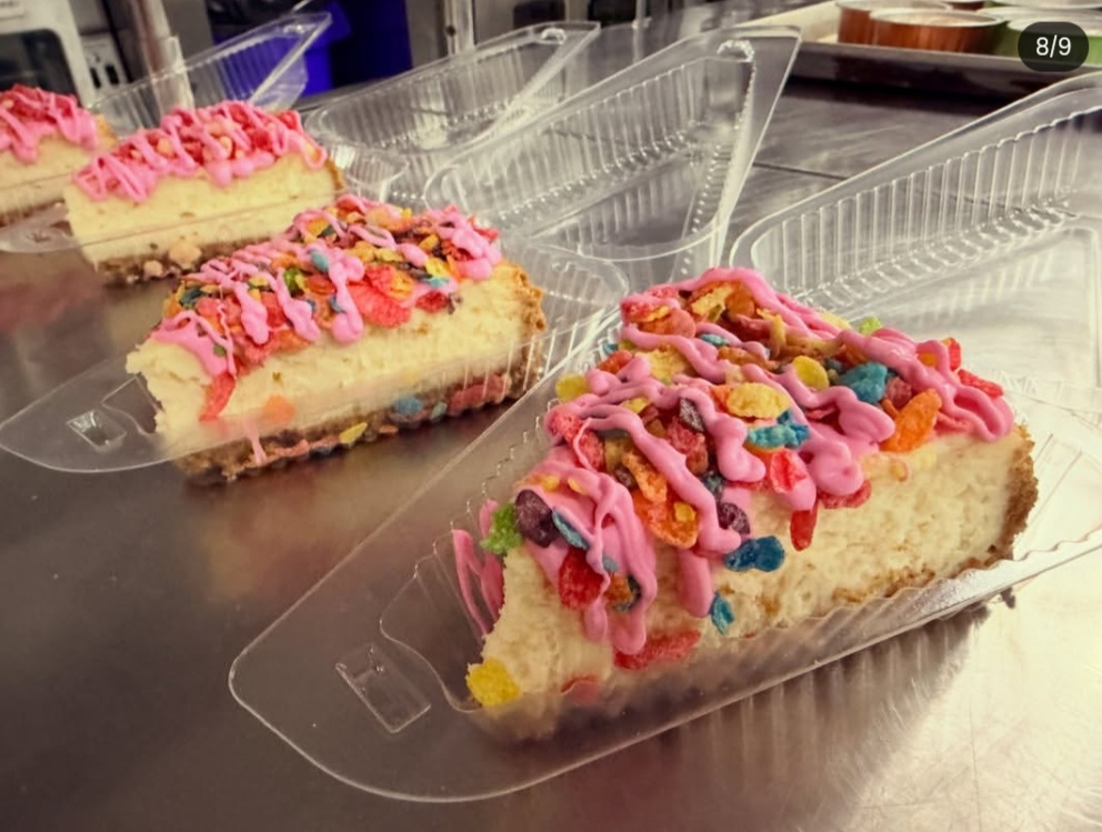 Cheesecake Slices — Fruity Pebble