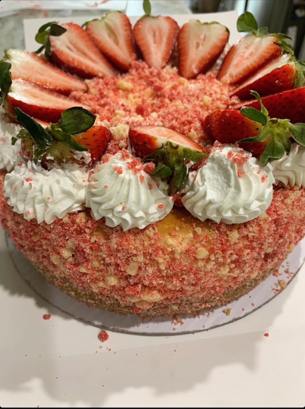 Whole Cheesecakes — Strawberry Crumble