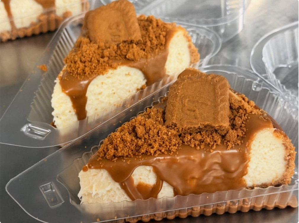 Cheesecake Slices — Biscoff