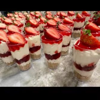 Dessert Shooters — Classic Strawberry